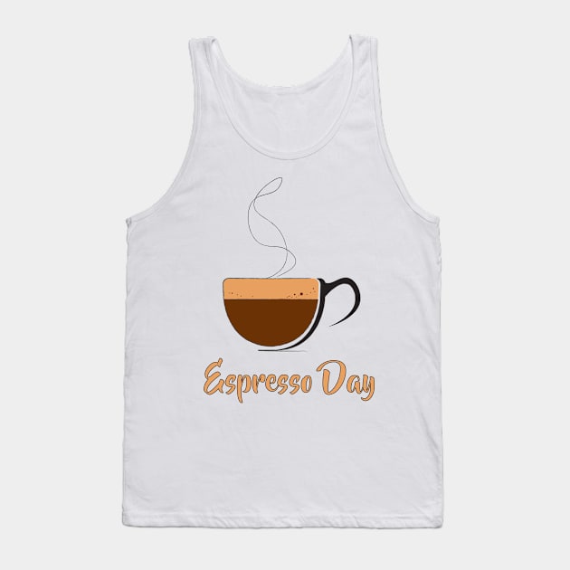 Espresso Day Tank Top by Double You Store